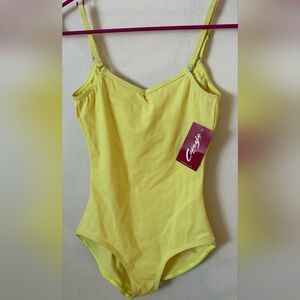 Capezio Yellow Leotard Womans Med